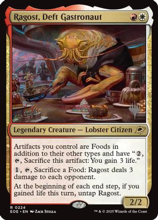 Ragost, Deft Gastronaut (PPEOE-224) [Promo Pack: Edge of Eternities] Foil MTG Single Wizards of the Coast