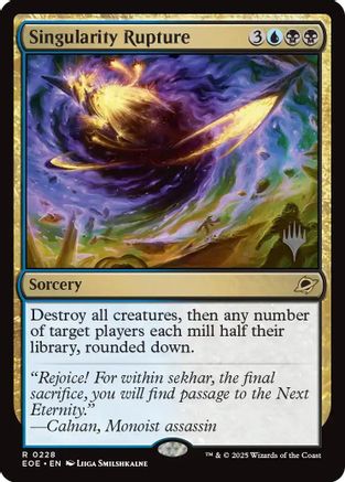 Singularity Rupture (PPEOE-228) [Promo Pack: Edge of Eternities] Foil MTG Single Wizards of the Coast