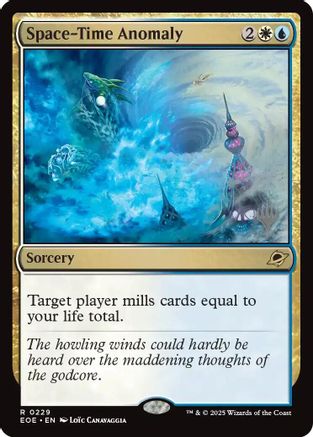 Space-Time Anomaly (PPEOE-229) [Promo Pack: Edge of Eternities] Foil MTG Single Wizards of the Coast