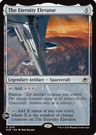The Eternity Elevator (PPEOE-241) [Promo Pack: Edge of Eternities] Foil MTG Single Wizards of the Coast