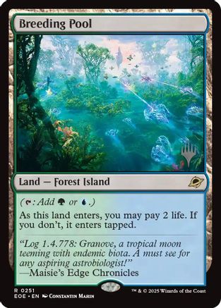 Breeding Pool (PPEOE-251) [Promo Pack: Edge of Eternities] Foil MTG Single Wizards of the Coast
