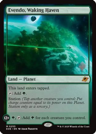 Evendo, Waking Haven (PPEOE-253) [Promo Pack: Edge of Eternities] MTG Single Wizards of the Coast