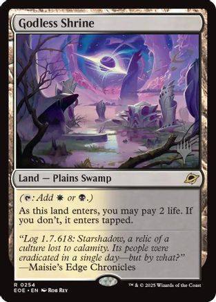 Godless Shrine (PPEOE-254) [Promo Pack: Edge of Eternities] Foil MTG Single Wizards of the Coast