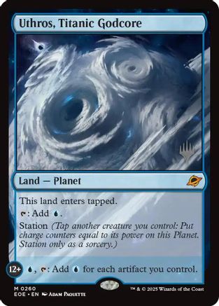 Uthros, Titanic Godcore (PPEOE-260) [Promo Pack: Edge of Eternities] MTG Single Wizards of the Coast