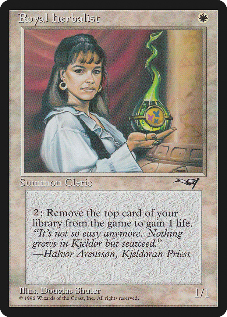 Royal Herbalist (ALL-15B) [Alliances] MTG Single Wizards of the Coast