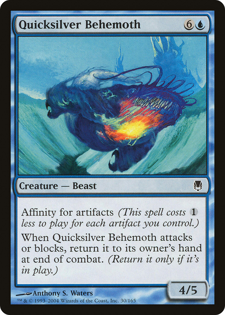 Quicksilver Behemoth (DST-030) [Darksteel] MTG Single Wizards of the Coast