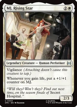MJ, Rising Star (SPE, MAR-003) [Marvel's Spider-Man: Eternal-Legal] MTG Single Wizards of the Coast
