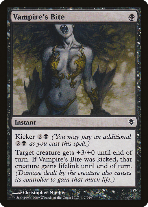 Vampire's Bite (ZEN-117) [Zendikar] Foil MTG Single Wizards of the Coast