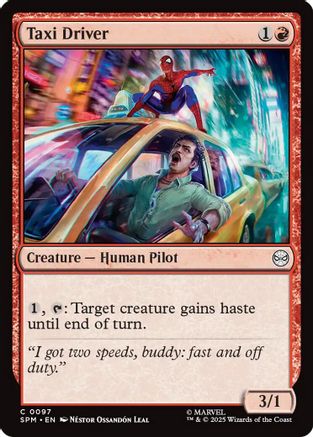 Taxi Driver (SPM-097) [Marvel's Spider-Man] Foil MTG Single Wizards of the Coast