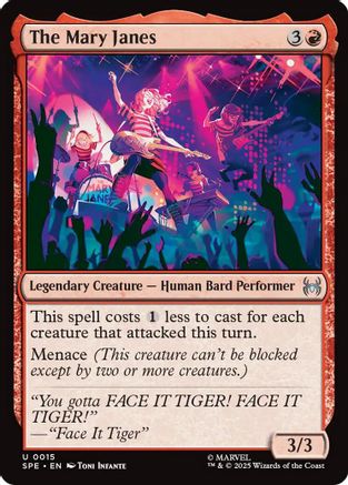 The Mary Janes (SPE, MAR-015) [Marvel's Spider-Man: Eternal-Legal] Foil MTG Single Wizards of the Coast
