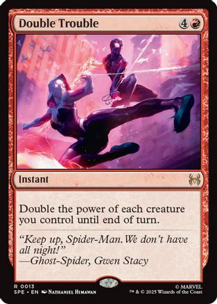 Double Trouble (SPE-013) [Marvel's Spider-Man: Eternal-Legal] MTG Single Wizards of the Coast