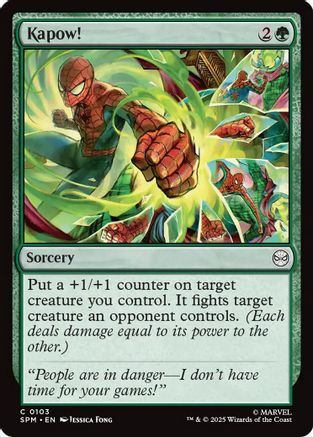 Kapow! (SPM-103) [Marvel's Spider-Man] MTG Single Wizards of the Coast