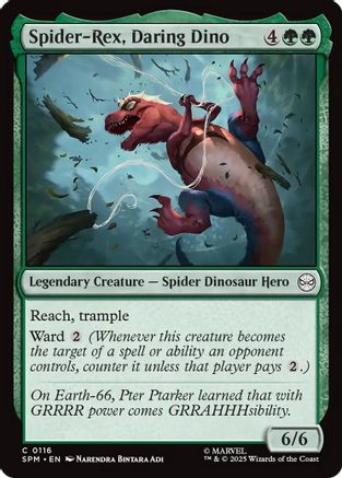 Spider-Rex, Daring Dino (SPM-116) [Marvel's Spider-Man] MTG Single Wizards of the Coast