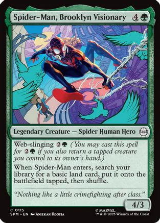 Spider-Man, Brooklyn Visionary (SPM-115) [Marvel's Spider-Man] MTG Single Wizards of the Coast