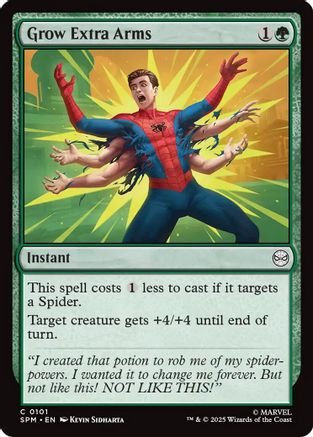 Grow Extra Arms (SPM-101) [Marvel's Spider-Man] MTG Single Wizards of the Coast