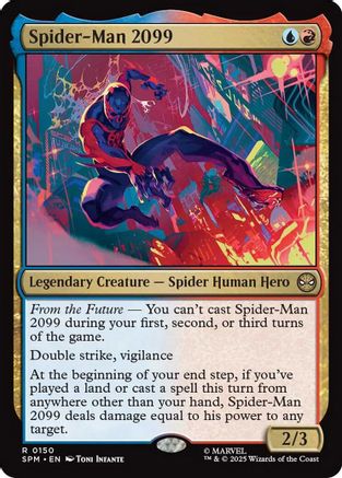 Spider-Man 2099 (SPM-150) [Marvel's Spider-Man] Foil MTG Single Wizards of the Coast