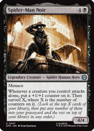 Spider-Man Noir (SPM-067) [Marvel's Spider-Man] MTG Single Wizards of the Coast