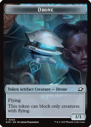 Drone // Lander (0005) Doubled-Sided Token (EOE-3 // 5) [Edge of Eternities] MTG Single Wizards of the Coast