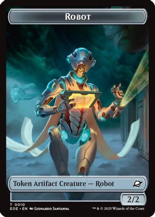 Robot // Drone Double-Sided Token (EOE-10 // 3) [Edge of Eternities] Foil MTG Single Wizards of the Coast