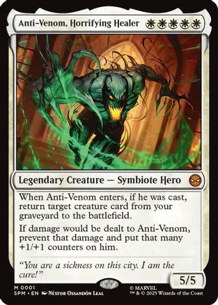 Anti-Venom, Horrifying Healer (SPM-001) [Marvel's Spider-Man] MTG Single Wizards of the Coast