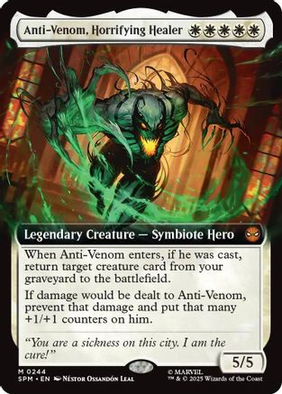Anti-Venom, Horrifying Healer (SPM-244) [Marvel's Spider-Man] MTG Single Wizards of the Coast