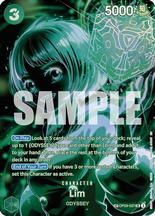 Lim (SP) (OP09-037) [Legacy of the Master] Foil One Piece Single Bandai