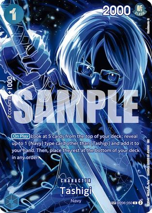 Tashigi (SP) (OP06-050) [Legacy of the Master] Foil One Piece Single Bandai