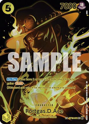 Portgas.D.Ace (SP) (ST13-011) [Legacy of the Master] Foil One Piece Single Bandai
