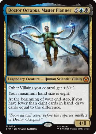 Doctor Octopus, Master Planner (SPM-128) [Marvel's Spider-Man] Foil MTG Single Wizards of the Coast
