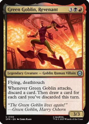 Green Goblin, Revenant (SPM-130) [Marvel's Spider-Man] Foil MTG Single Wizards of the Coast