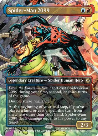 Spider-Man 2099 (0205) (Borderless) (SPM-205) [Marvel's Spider-Man] MTG Single Wizards of the Coast
