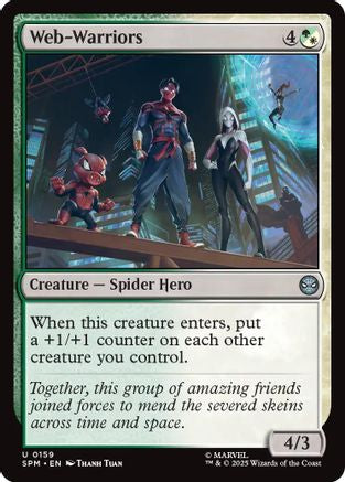 Web-Warriors (SPM-159) [Marvel's Spider-Man] MTG Single Wizards of the Coast