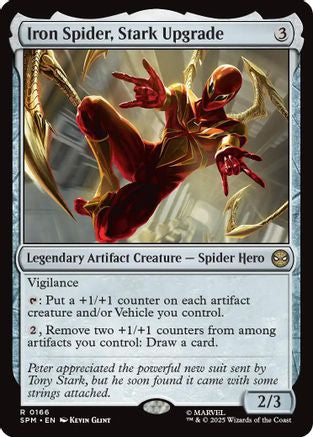 Iron Spider, Stark Upgrade (SPM-166) [Marvel's Spider-Man] MTG Single Wizards of the Coast