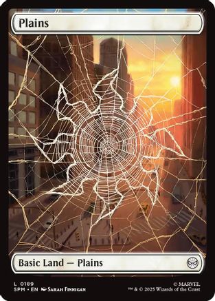 Plains (0189) (SPM-189) [Marvel's Spider-Man] MTG Single Wizards of the Coast