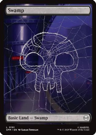 Swamp (0191) (SPM-191) [Marvel's Spider-Man] Foil MTG Single Wizards of the Coast