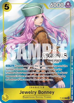 Jewelry Bonney (Offline Regional Participation Pack 2025 Vol.2) (P-085) [One Piece Promotion Cards] Foil One Piece Single Bandai