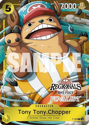 Tony Tony.Chopper (Offline Regional Finalist Card Set 2025 Vol.2) (P-089) [One Piece Promotion Cards] Foil One Piece Single Bandai
