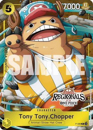 Tony Tony.Chopper (Offline Regional Participation Pack 2025 Vol.2) (P-089) [One Piece Promotion Cards] Foil One Piece Single Bandai