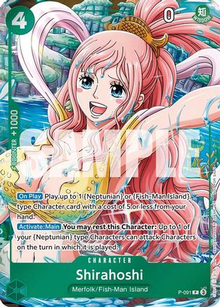 Shirahoshi (Event Pack Vol. 7) (P-091) [One Piece Promotion Cards] Foil One Piece Single Bandai