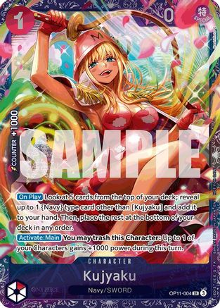 Kujyaku (Treasure Cup August 2025) (OP11-004) [One Piece Promotion Cards] Foil One Piece Single Bandai