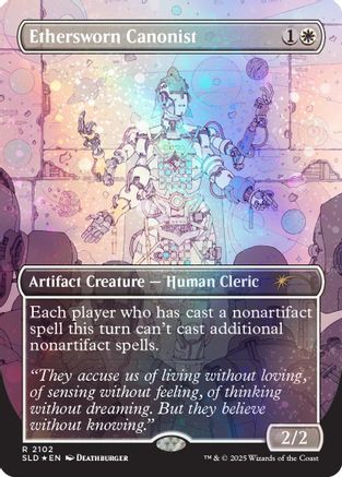 Ethersworn Canonist (Galaxy Foil) (SLD-2102) [Secret Lair] Drop Series Foil MTG Single Wizards of the Coast