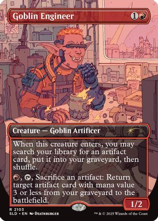 Goblin Engineer (SLD-2103) [Secret Lair] Drop Series MTG Single Wizards of the Coast