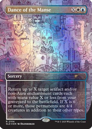 Dance of the Manse (Galaxy Foil) (SLD-2104) [Secret Lair] Drop Series Foil MTG Single Wizards of the Coast