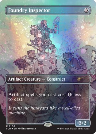 Foundry Inspector (Galaxy Foil) (SLD-2106) [Secret Lair] Drop Series Foil MTG Single Wizards of the Coast