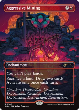 Aggressive Mining (SLD-2108) [Secret Lair] Drop Series MTG Single Wizards of the Coast