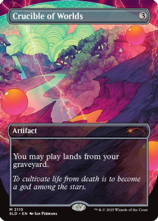 Crucible of Worlds (SLD-2110) [Secret Lair] Drop Series MTG Single Wizards of the Coast