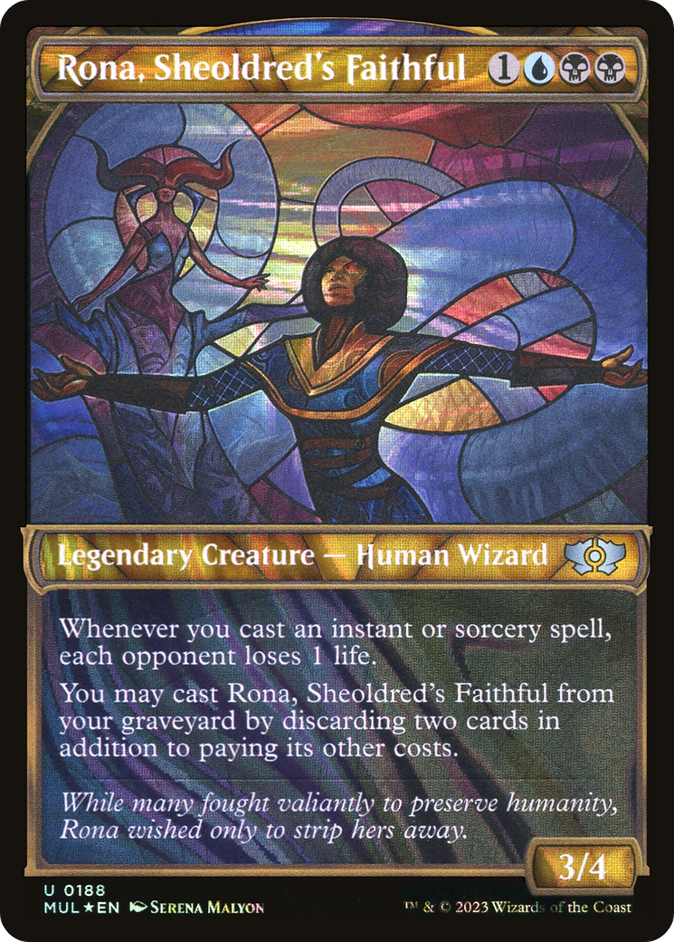 Rona, Sheoldred's Faithful (MUL-188) [Multiverse Legends] (Showcase) Foil MTG Single Wizards of the Coast