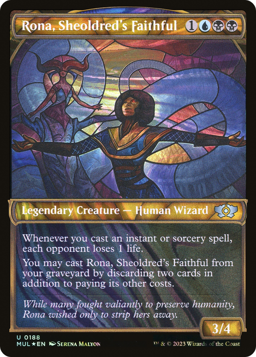 Rona, Sheoldred's Faithful (MUL-188) [Multiverse Legends] (Showcase) Foil MTG Single Wizards of the Coast