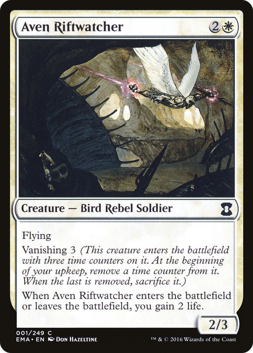 Aven Riftwatcher (EMA-001) [Eternal Masters] MTG Single Wizards of the Coast
