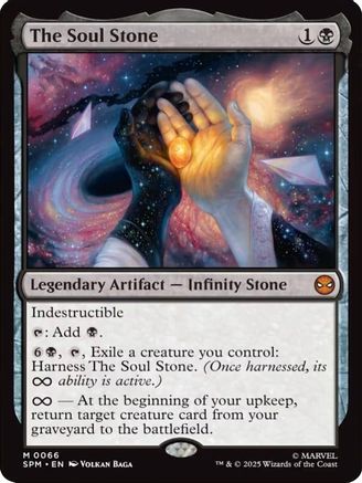 The Soul Stone (SPM-066) [Marvel's Spider-Man] Foil MTG Single Wizards of the Coast